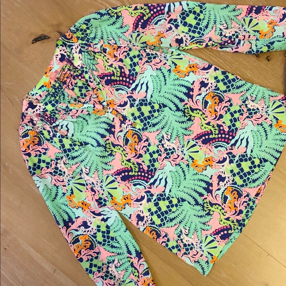 Lilly Pulitzer xxs silk top.